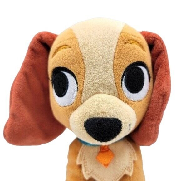 2/$15 Disney Lady & The Tramp Lady Plush Dog Toy Brown 8.5" Stuffed Furrytale - Picture 2 of 10